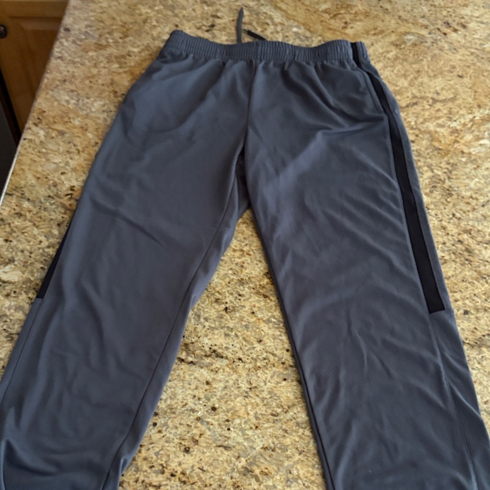 Men's Charcoal Joggers with Black Accents